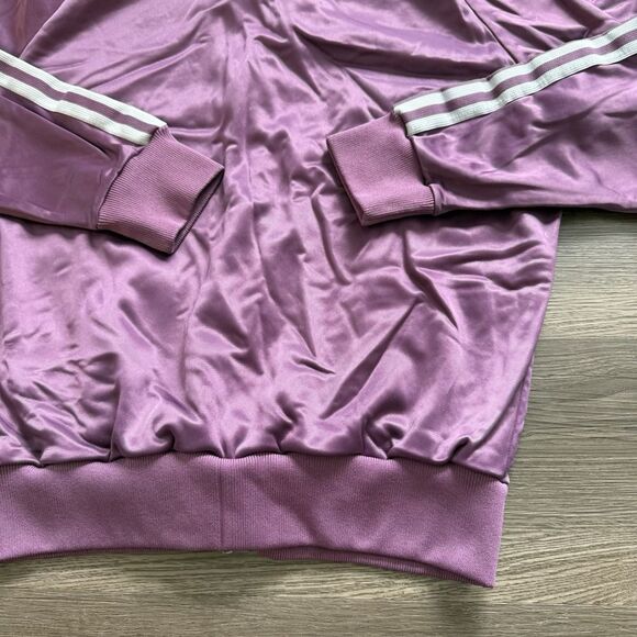 VTG 80s Adidas ATP Keyrolan Track Jacket Men's M Plum Purple Trefoil RARE - Picture 9 of 10